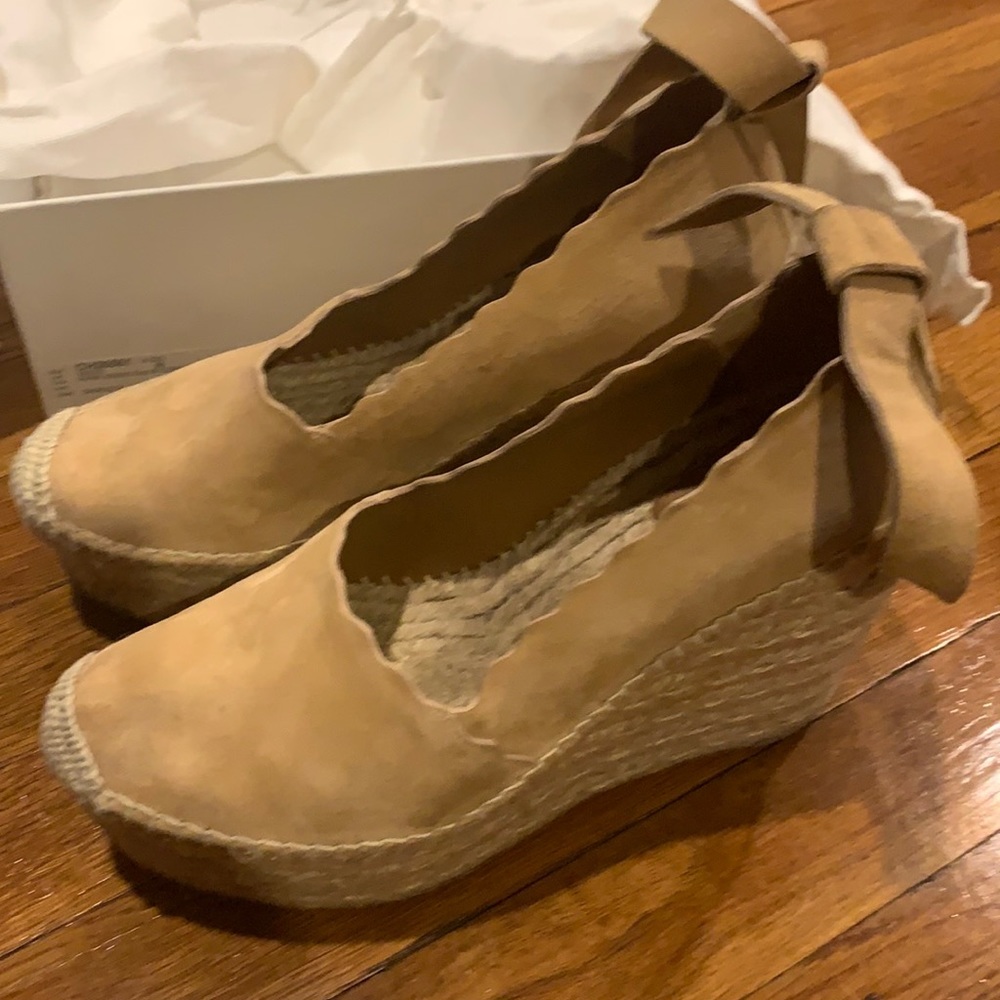 Chloe lauren wedge espadrille 39